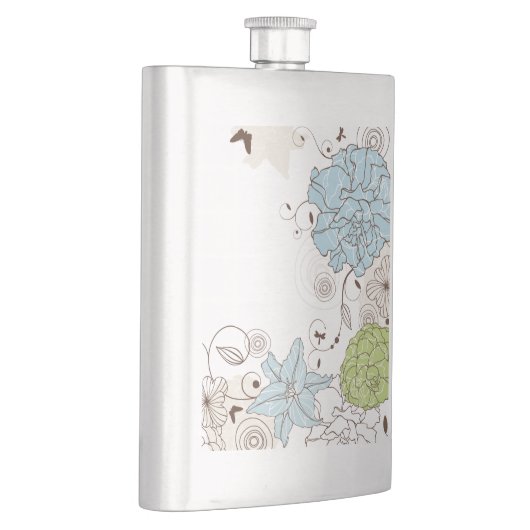 Flasque Fleurs Pastel Fille et Fils (Droite)