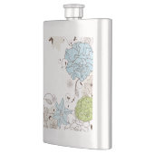 Flasque Fleurs Pastel Fille et Fils (Gauche)