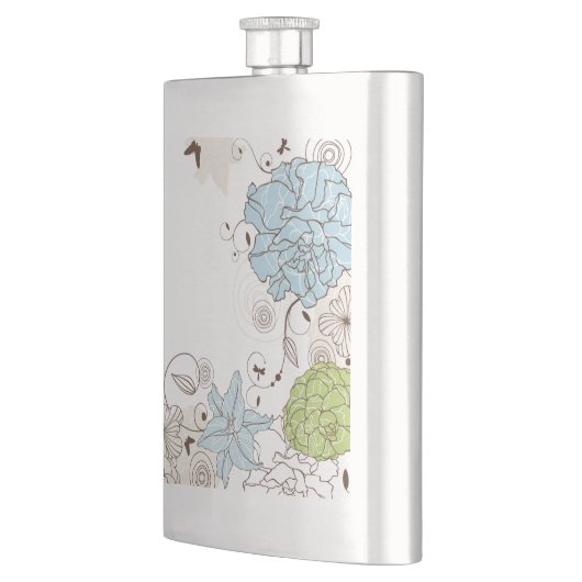 Flasque Fleurs Pastel Fille et Fils (Gauche)