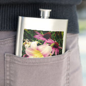 Flasque Fleurs roses (En situation)