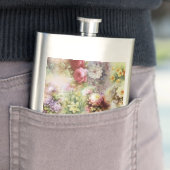 Flasque Fleurs vintages (En situation)