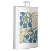 Flasque Floral Blue Flowers Lily Valley Répétition (Droite)