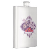 Flasque florales violettes (Droite)