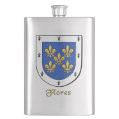 Flasque Flore Bouclier héraldique (devant)