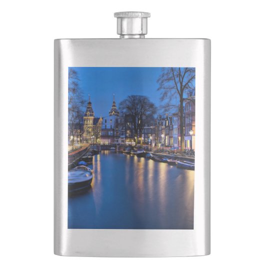 Flasque Fond d'écran de nuit Amsterdam-67657 (devant)