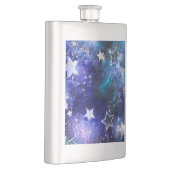 Flasque Fond spatial avec étoiles (Droite)