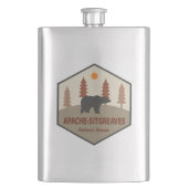 Flasque Forêts nationales Apache-Sitgreaves Arizona Ours (devant)