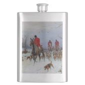 Flasque Fox Huntsmen et Hounds Retour à la maison (devant)