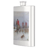 Flasque Fox Huntsmen et Hounds Retour à la maison (Gauche)