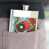 Flasque Frequency Serpent –  Abstract Energy Classic Flask (En situation)