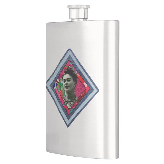 Flasque Frida Kahlo Retro Denim Diamond (Gauche)