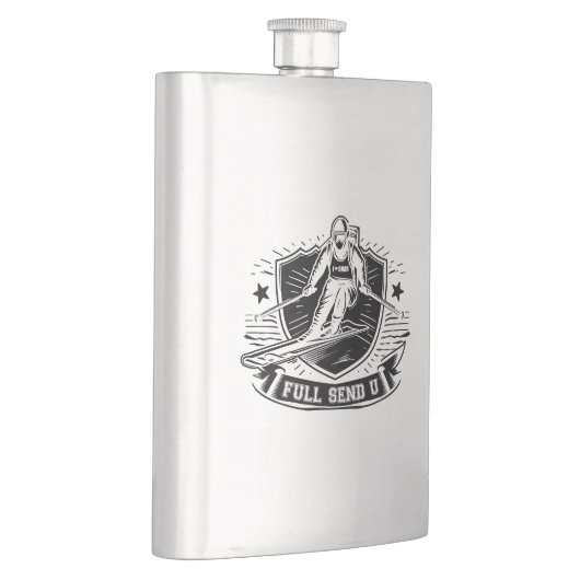 Flasque Full Send University Skiing (Droite)