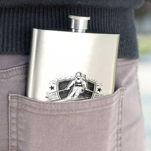 Flasque Full Send University Skiing (En situation)