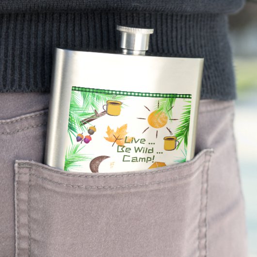 Flasque Fun Camper classique Flask (En situation)