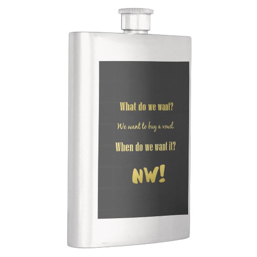 Flasque Funny Buy a Vowel — Now! (Droite)