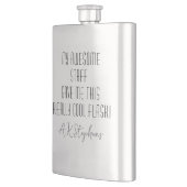 Flasque Funny Personalized to Boss from Staff Cool Modern (Gauche)