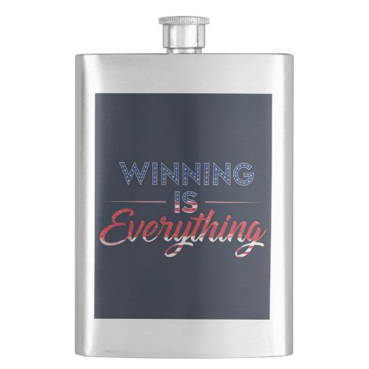 Flasque Gagner, c'est tout (devant)