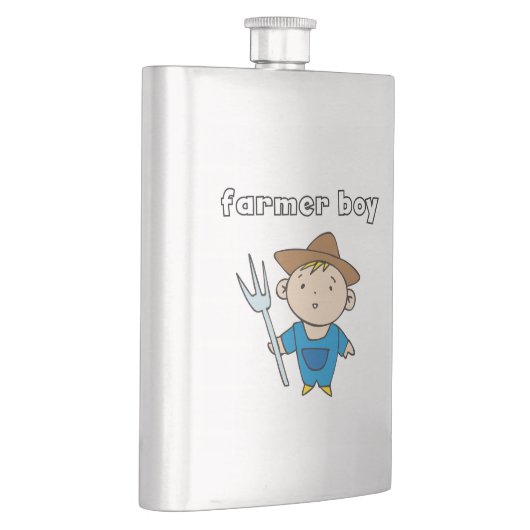 Flasque Garçon d'agriculteur (Droite)