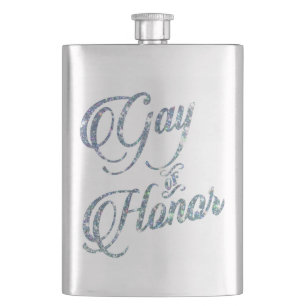 Flasque Gay of Honor Bar Garde personnalisée de la fête