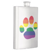Flasque Gay-Pride-Paw-Print (Droite)