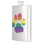 Flasque Gay-Pride-Paw-Print (Gauche)