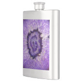 Flasque Géode d'agate violet tombé (Gauche)