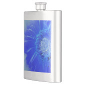 Flasque gerbera bleu électrique (Gauche)