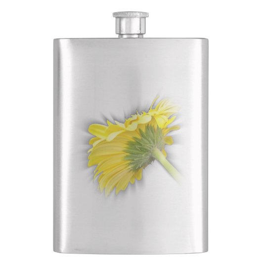 Flasque gerbera jaune (devant)