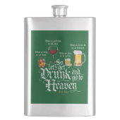 Flasque Get Drunk And Go To Heaven (devant)