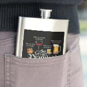 Flasque Get Drunk And Go To Heaven (En situation)