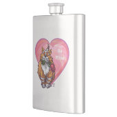 Flasque Ginger Cat Saint-Valentin (Gauche)