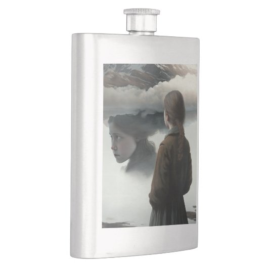 Flasque Girl with clouds (Droite)