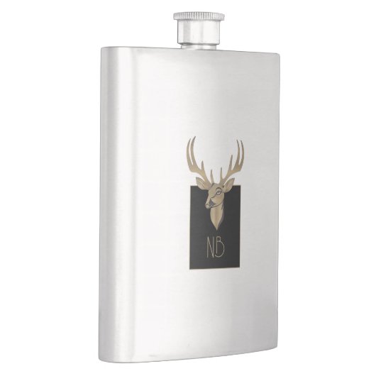 Flasque Gold Deer Head (Droite)