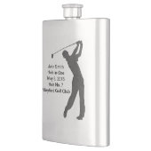 Flasque Golf Trou-dans-un la commémoration personnalisable (Gauche)