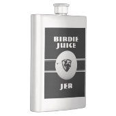 Flasque Golfer Birdie Humour Sports Golf Game Custom Black (Droite)