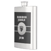 Flasque Golfer Birdie Humour Sports Golf Game Custom Black (Gauche)