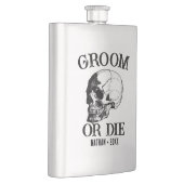 Flasque Gothique Mariage Groom Ou Die Custom Bachelor Part (Droite)