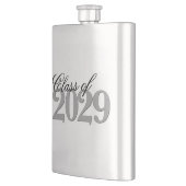 Flasque Graduation personnalisée | Année et nom simples (Gauche)