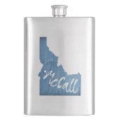 Flasque Grain de bois McCall Idaho (devant)