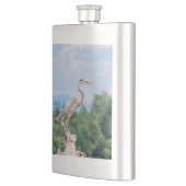 Flasque Grand héron bleu (Gauche)