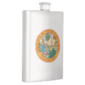 Flasque Grand Sceau De L'État De Floride (Droite)