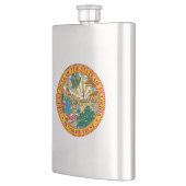 Flasque Grand Sceau De L'État De Floride (Gauche)