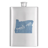 Flasque Grant Pass Grain de bois de l'Oregon (devant)