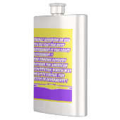 Flasque Graphique de message de mots sur AMERICA (Gauche)