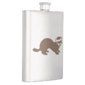 Flasque Graphisme du Ferret mignon (Droite)