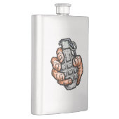 Flasque Grenade À La Main En Style Bande Dessinée (Droite)