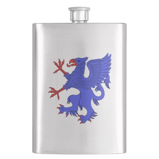 Flasque Griffin Rampant Azure (devant)