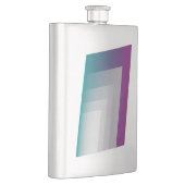 Flasque gris magenta turquoise (Droite)