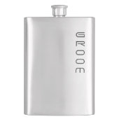 Flasque Groom Customizable Wedding Party Flask (devant)