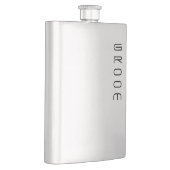 Flasque Groom Customizable Wedding Party Flask (Droite)